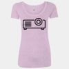 Women’s Triblend Scoop Neck T-Shirt Thumbnail