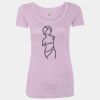 Women’s Triblend Scoop Neck T-Shirt Thumbnail