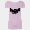 Women’s Triblend Scoop Neck T-Shirt Thumbnail
