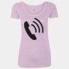 Women’s Triblend Scoop Neck T-Shirt Thumbnail