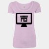Women’s Triblend Scoop Neck T-Shirt Thumbnail