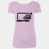 Women’s Triblend Scoop Neck T-Shirt Thumbnail