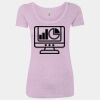 Women’s Triblend Scoop Neck T-Shirt Thumbnail
