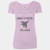 Women’s Triblend Scoop Neck T-Shirt Thumbnail