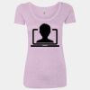 Women’s Triblend Scoop Neck T-Shirt Thumbnail