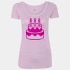 Women’s Triblend Scoop Neck T-Shirt Thumbnail