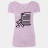 Women’s Triblend Scoop Neck T-Shirt Thumbnail