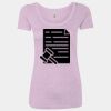 Women’s Triblend Scoop Neck T-Shirt Thumbnail