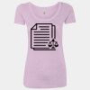 Women’s Triblend Scoop Neck T-Shirt Thumbnail