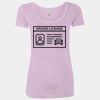 Women’s Triblend Scoop Neck T-Shirt Thumbnail