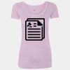 Women’s Triblend Scoop Neck T-Shirt Thumbnail