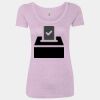 Women’s Triblend Scoop Neck T-Shirt Thumbnail