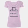 Women’s Triblend Scoop Neck T-Shirt Thumbnail