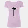 Women’s Triblend Scoop Neck T-Shirt Thumbnail