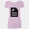 Women’s Triblend Scoop Neck T-Shirt Thumbnail